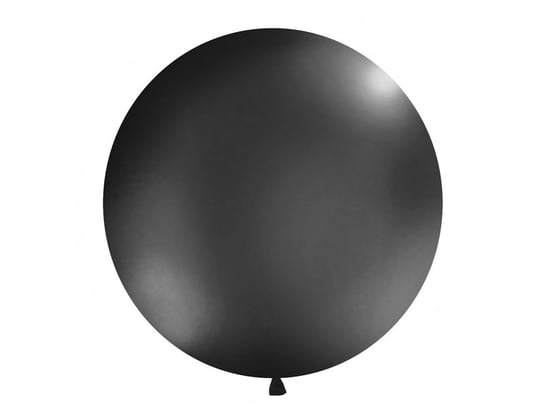 Balon, czarny, 1 m PartyDeco