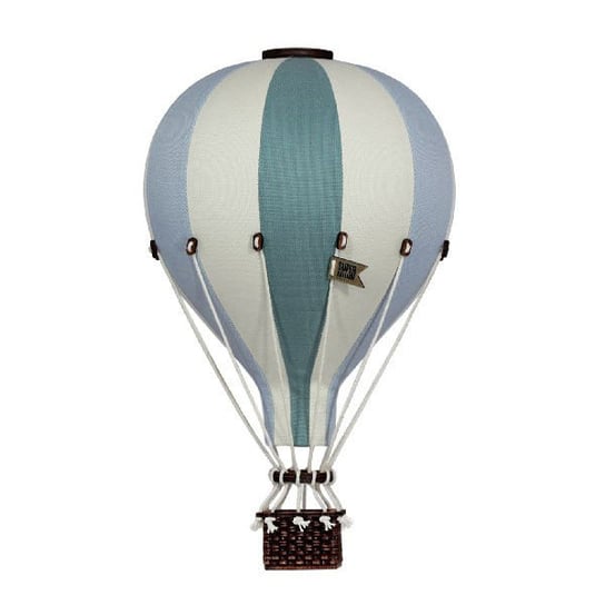 Balon Dekoracyjny 3 kolorowy Kremowy - Miętowy - Zielony roz. S - 28 cm - Super Balloon Inna marka