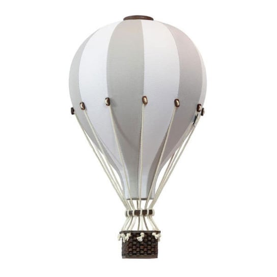 Balon Dekoracyjny Biało - Szary roz. M - 33 cm - Super Balloon Inna marka
