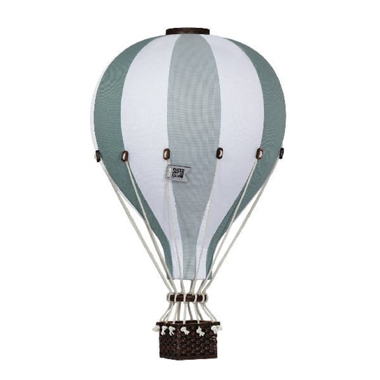 Balon Dekoracyjny Miętowo - Biało - Zielony roz. S - 28 cm - Super Balloon Inna marka