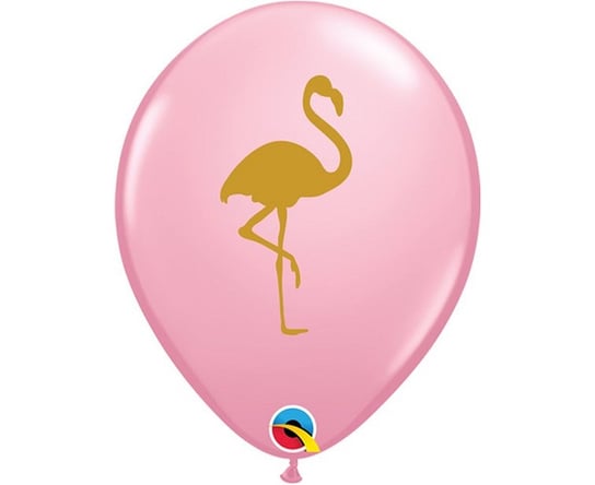 Balon, Flamingo, 11", różowy, 25 sztuk Qualatex