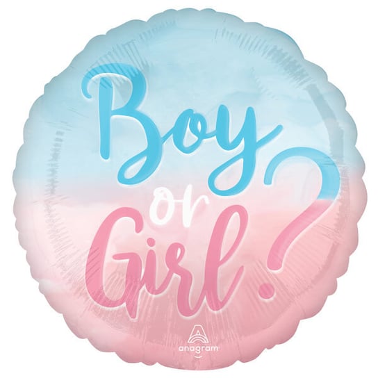 Balon foliowy 17" Hello Baby Boy or Girl Anagram