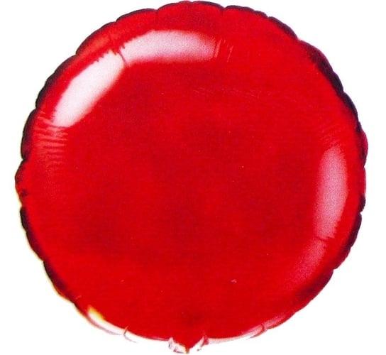 Balon foliowy, 18", czerwony Flexmetal
