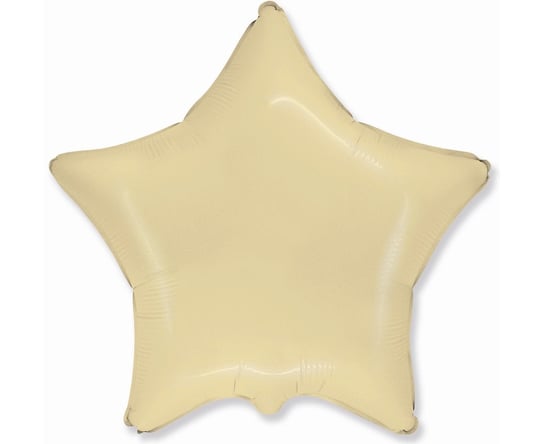 Balon foliowy 18" FX - Gwiazda (satynowy pastel kremowy) Inna marka