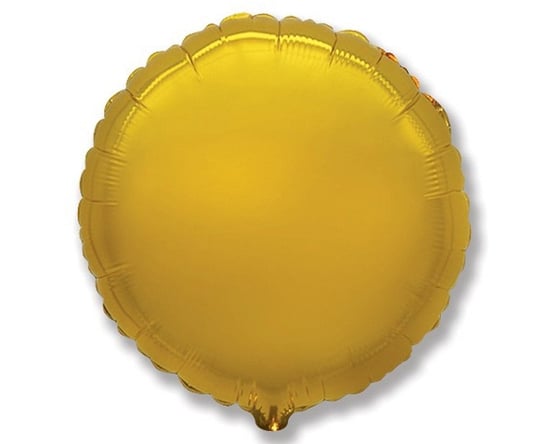 Balon foliowy 18" FX - "Okrągły" (złoty) Flexmetal
