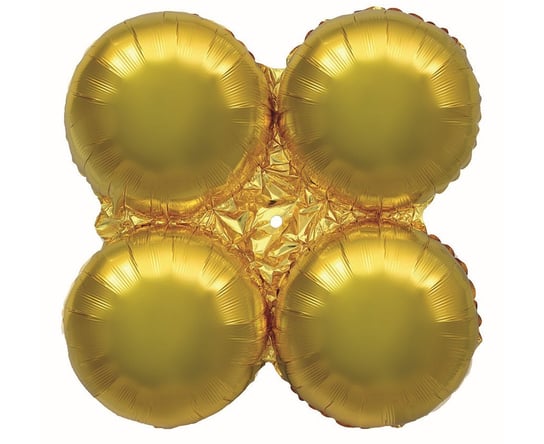 Balon foliowy 22" FX – Podstawa do balonów pompowanych powietrzem, złota Flexmetal