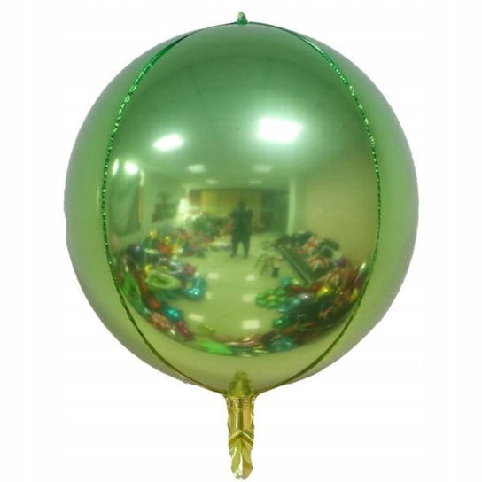Balon Foliowy 22" Kula 4D Zielony Żółty Urodziny Dekoracje Inna marka