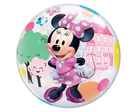 Balon foliowy 22" QL Bubble Poj. "Minnie Mouse Fun" Qualatex
