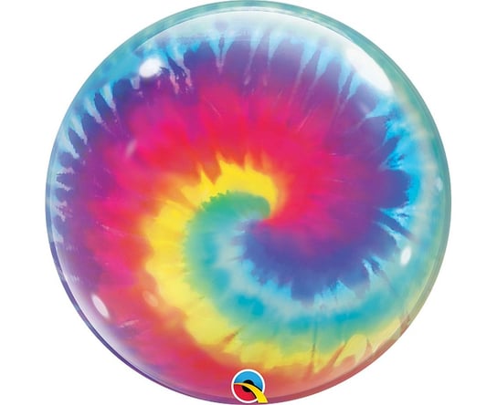 Balon Foliowy 22" Ql Bubble Tie Dye Swirls Qualatex