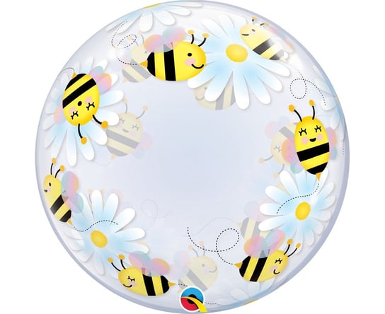 Balon Foliowy 24" Ql Deco  Bubble Sweet Bees & Daisies Qualatex
