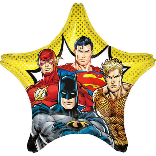 Balon foliowy 30" DC Comics Justice League Anagram