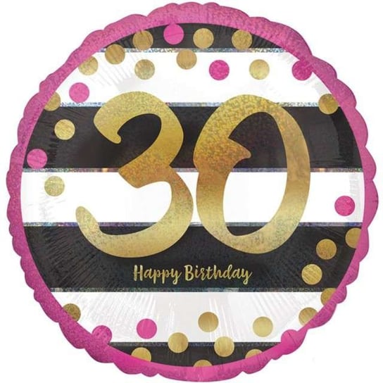 Balon foliowy, 30 Urodziny - Milestone, 17" Amscan