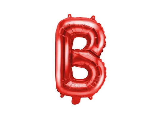 Balon Foliowy 35 Cm Litera "B" Czerwony Party Deco