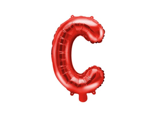 Balon Foliowy 35 Cm Litera "C" Czerwony Party Deco