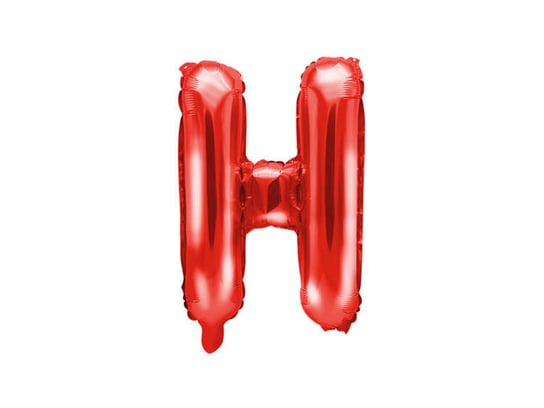 Balon Foliowy 35 Cm Litera "H" Czerwony Party Deco