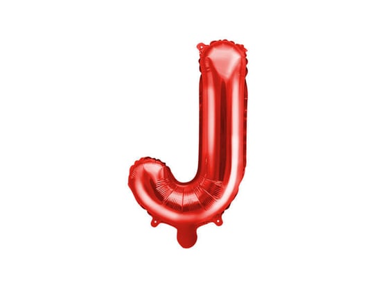 Balon Foliowy 35 Cm Litera "J" Czerwony Party Deco