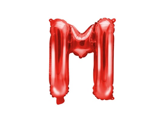 Balon Foliowy 35 Cm Litera "M" Czerwony Party Deco