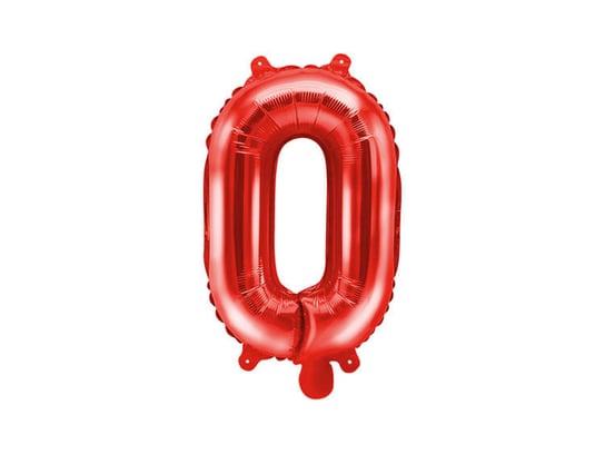 Balon Foliowy 35 Cm Litera "O" Czerwony Party Deco