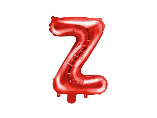 Balon Foliowy 35 Cm Litera "Z" Czerwony PartyDeco