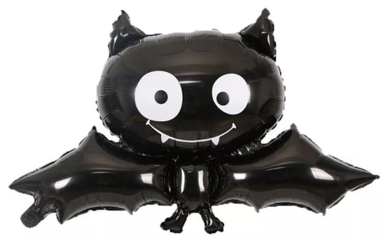 Balon Foliowy 3D Nietoperz Halloween Duży 78X65 Cm Hopki