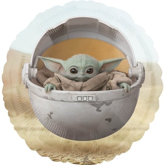 Balon foliowy 43cm, Star Wars, Baby Yoda AMSCAN