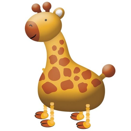 Balon foliowy airwalker Żyrafa chodząca 89x109cm Amscan