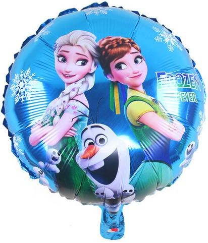 Balon foliowy Anna, Elsa i Olaf, FROZEN okrągły, 18" Party spot