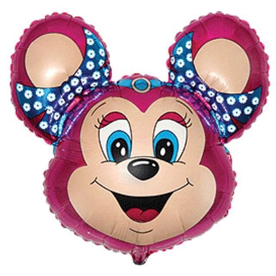 Balon foliowy, Babsy Mouse, 14", różowy Flexmetal