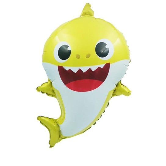 Balon foliowy Baby Shark, żółty, ok. 50 cm Party spot