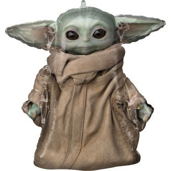 Balon Foliowy Baby Yoda Mandalorian Star Wars 25'' ABC