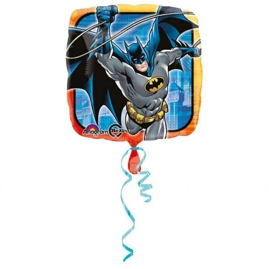 Balon foliowy, Batman, niebieski, 43 cm, 1 sztuka AMSCAN