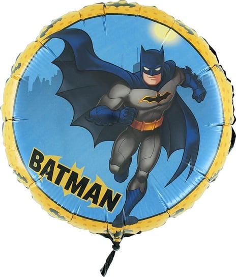 Balon foliowy Batman okrągły, 45 cm GRABO