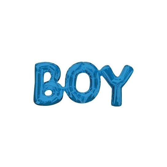 Balon foliowy, boy, 22x50cm NiebieskiStolik