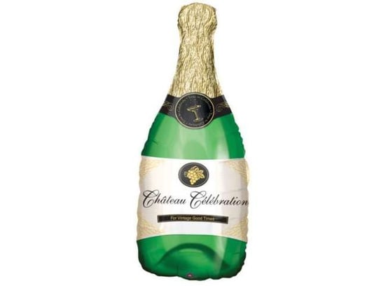 Balon foliowy, Butelka szampana, 36" Amscan