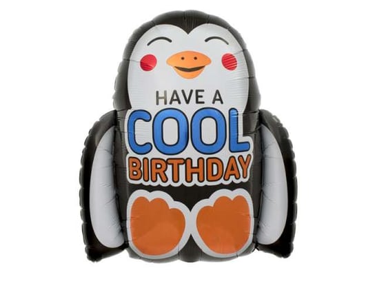 Balon foliowy, Cool Birthday Penguin 