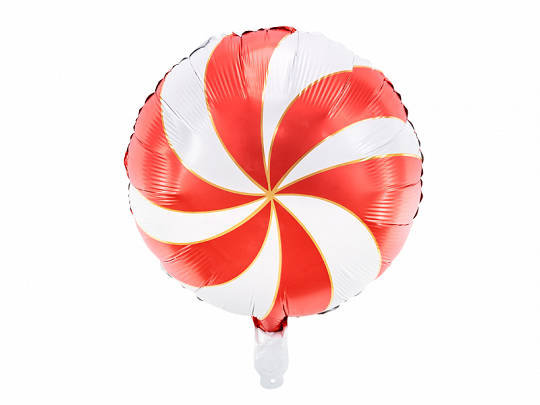 Balon Foliowy Cukierek 35 Cm Czerwony PartyDeco