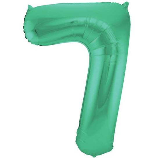 Balon foliowy, cyfra 7, 86 cm, zielony Folat