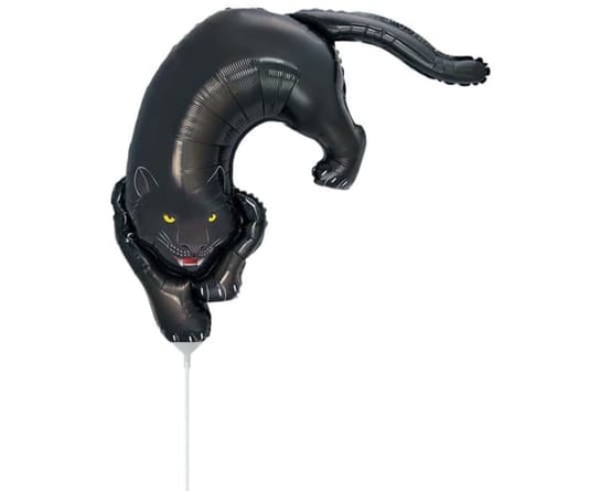Balon foliowy czarna pantera, 35 cm Inna marka
