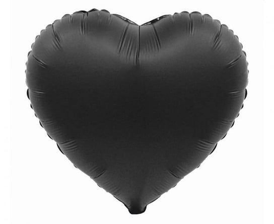 Balon Foliowy Czarne Serce 37 Cm GoDan