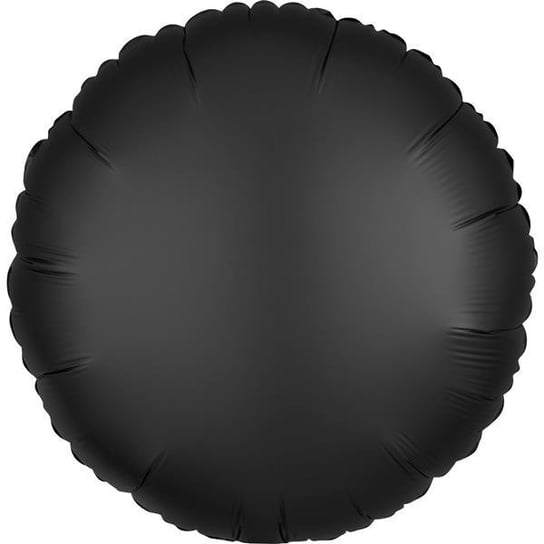 Balon foliowy, czarny, 43 cm, 1 sztuka Amscan