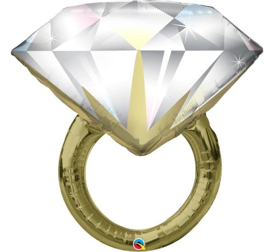 Balon foliowy, Diamond wedding Ring, 37" Qualatex
