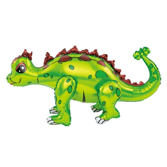 Balon foliowy dinozaur ankylozaur zielony 3D 73x36cm PartyPal
