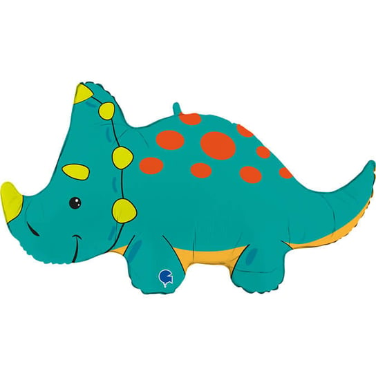 Balon foliowy dinozaur triceratops 90 cm GRABO