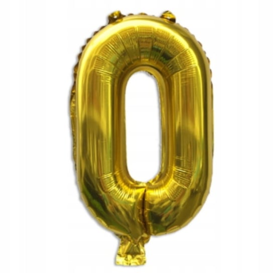 Balon Foliowy Duża Cyfra 0 Złota 80 Cm Urodziny Inna marka