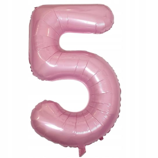 Balon Foliowy Duża Cyfra 5 Różowa 100 Cm Urodziny Inna marka