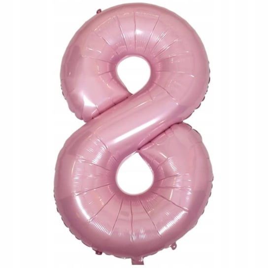 Balon Foliowy Duża Cyfra 8 Różowa 100 Cm Urodziny Inna marka