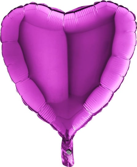Balon Foliowy - Fioletowe Serce 46 cm, Grabo GRABO
