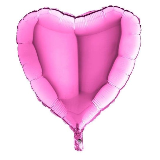Balon Foliowy - Fuksjowy Róż, Serce 46 cm, Grabo GRABO