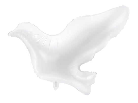 Balon foliowy, Gołąb, biały, 77x66 cm PartyDeco