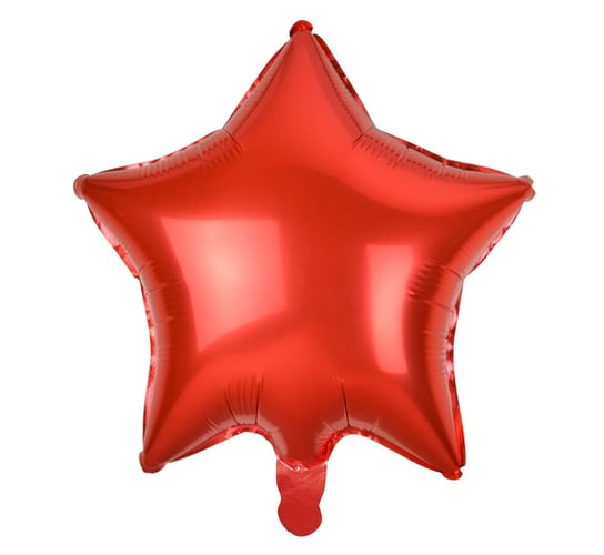 Balon foliowy, Gwiazda, 19", czerwony GoDan